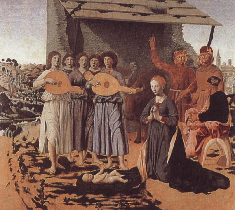 Piero della Francesca Nativity oil painting picture